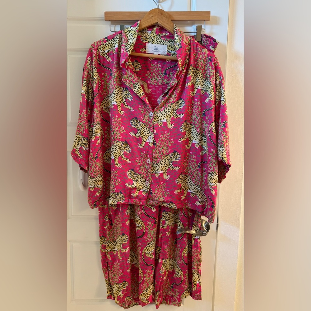 Printfresh Bagheera Satin Wildest Dreams PJ set - Picture 2 of 8